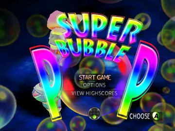 Super Bubble Pop (USA) screen shot title